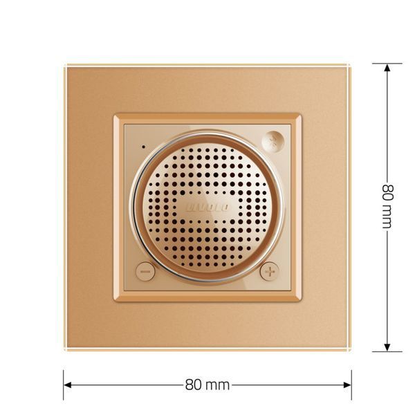 Bluetooth колонка Livolo золото скло (VL-C7-FCF-2AP) VL-C7-FCF-2AP фото
