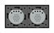 Розумний сенсорний ZigBee вимикач 2 сенсора (1-1) Livolo чорний (VL-C701Z/C701Z-12) VL-C701Z/C701Z-12 фото 6