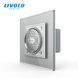 Bluetooth колонка Livolo сірий скло (VL-C7-FCF-2IP) VL-C7-FCF-2IP фото 1