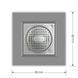 Bluetooth колонка Livolo сірий скло (VL-C7-FCF-2IP) VL-C7-FCF-2IP фото 6