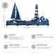 Вішалка Настінна Glozis Sea H-065 фото 6