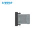 USB розетка LIVOLO 5V 2.1A, чорна, 10Вт, з блоком живлення, модуль 0.5 поста (VL-FCUA-1BP) 727600212 фото 4