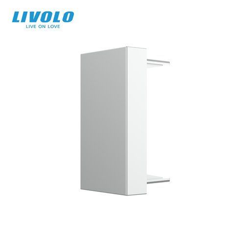 Заглушка для розетки LIVOLO, сіра, модуль 22.5&times;45 мм, 0.5 поста (VL-FCMB-1IP) 729800115 фото
