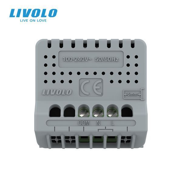 Розумний механізм дверний дзвінок-сирена ZigBee Livolo сірий (VL-FCBZ-2IP) VL-FCBZ-2IP фото