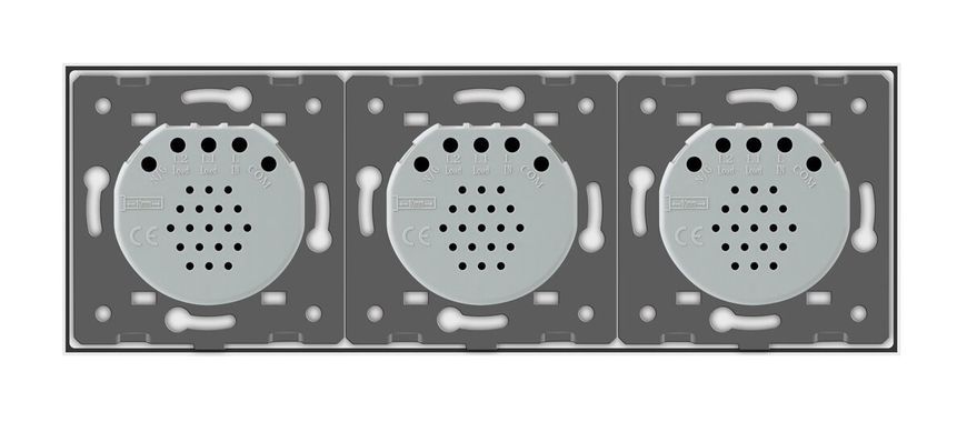 Розумний сенсорний ZigBee вимикач 6 сенсорів (2-2-2) Livolo білий (VL-C702Z/C702Z/C702Z-11) VL-C702Z/C702Z/C702Z-11 фото