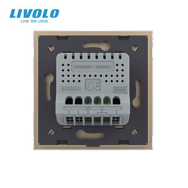 Розумний датчик звуку та світла ZigBee Livolo золото (VL-C7FCJZ-2AP) VL-FCJZ-2AP-13 фото