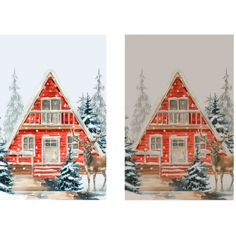 Набір з 2 шт. кухонних рушників "Snowy Home" SET TOWELS-22 фото