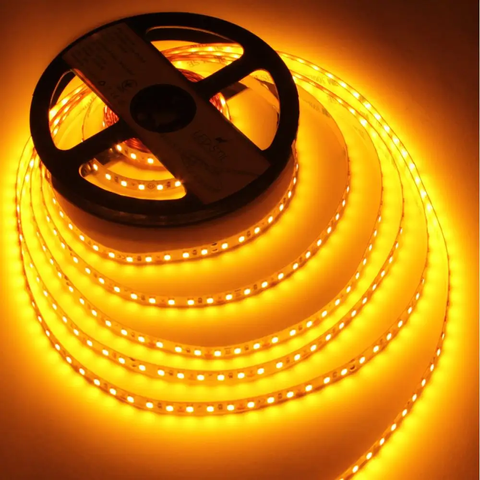 Світлодіодна стрічка LED-STIL 2400К 9,6 Вт/м 2835 120 діодів IP33 12 Вольт 750 Lm янтарний колір світла DFN2835-120A-IP33-A фото