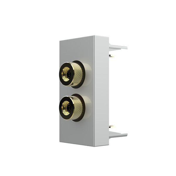 Аудіо розетка LIVOLO Banana Plug, сіра, для колонок / підсилювача, модуль 0.5 поста(VL-FCSD-1IP) 727500115 фото