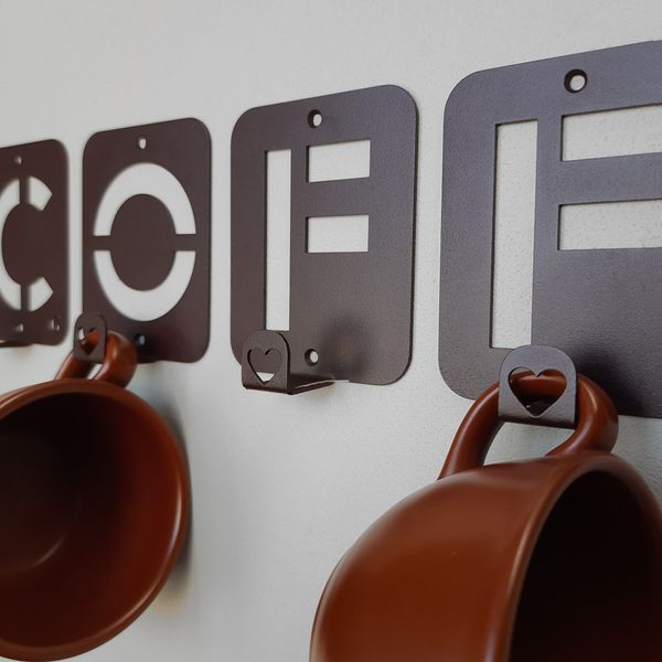 Вішалка Настінна Glozis Coffee H-004 фото