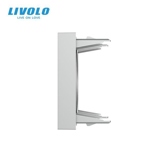 Механізм годинник Livolo сірий (VL-FCCL-2IP) VL-FCCL-2IP фото