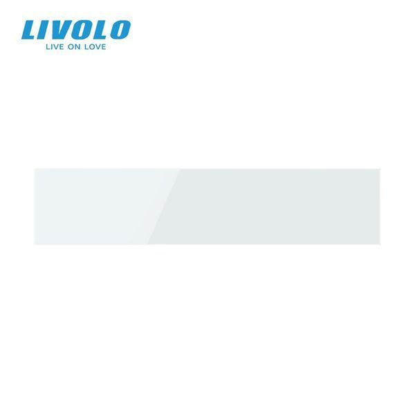 Рамка 5-постова порожня Х сенсорів (Х-Х-Х-Х-Х) LIVOLO, загартоване скло, біла, 365&times;80 мм (VL-P700/00/00/00/00-10W) C7-CX/CX/CX/CX/CX-11 фото