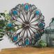 Настінний годинник Glozis Peacock Feather B-015 фото 2