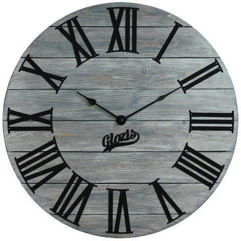 Настінний годинник Glozis Kansas Graphite A-053 фото