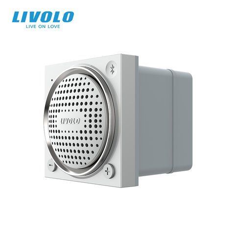 Механізм Bluetooth колонка Livolo сірий (VL-FCF-2IP) VL-FCF-2IP фото