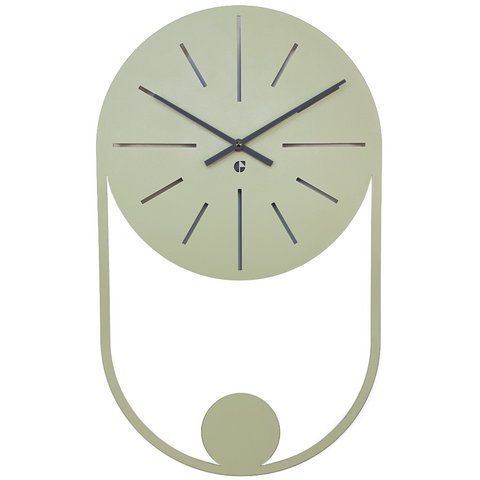 Настінний годинник Glozis Balance Olive B-040 фото