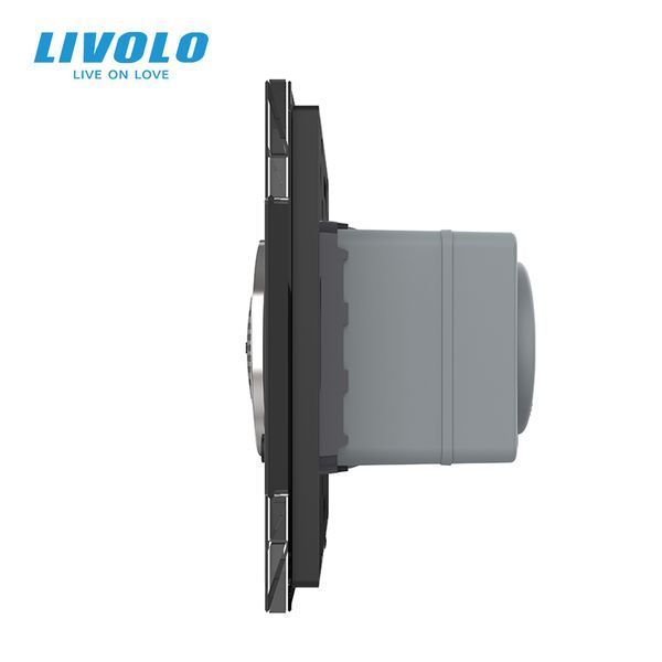 Bluetooth колонка Livolo чорний скло (VL-C7-FCF-2BP) VL-C7-FCF-2BP фото