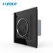 Bluetooth колонка Livolo чорний скло (VL-C7-FCF-2BP) VL-C7-FCF-2BP фото 1